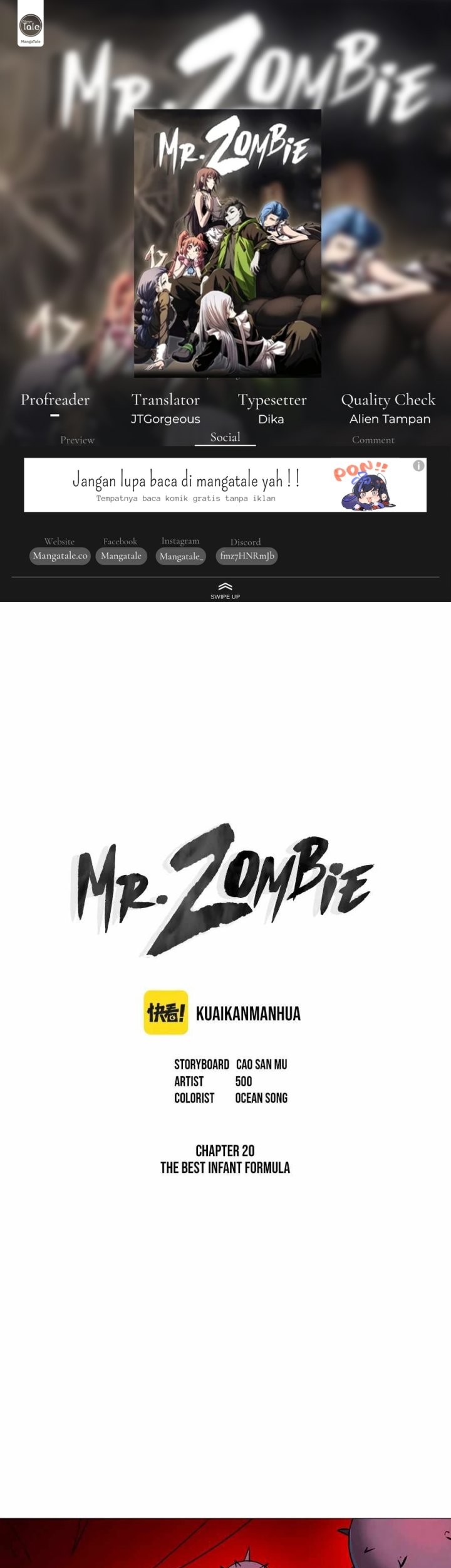 Baca Komik Mr. Zombie Chapter 20 Gambar 1