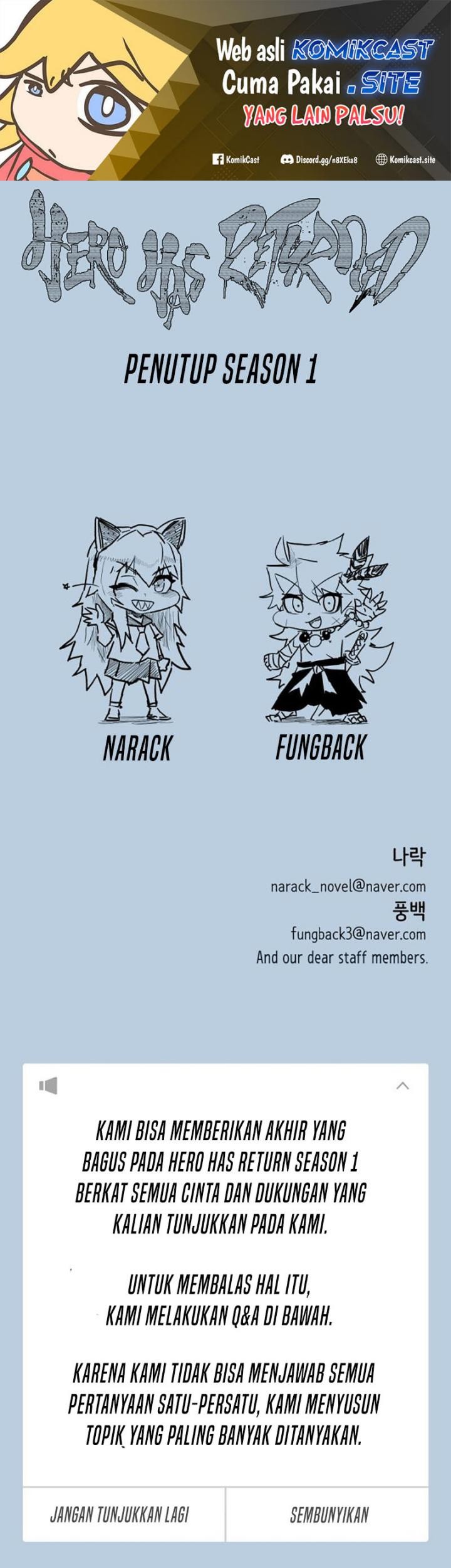 Baca Manhwa Hero Has Returned Chapter 85 Gambar 2