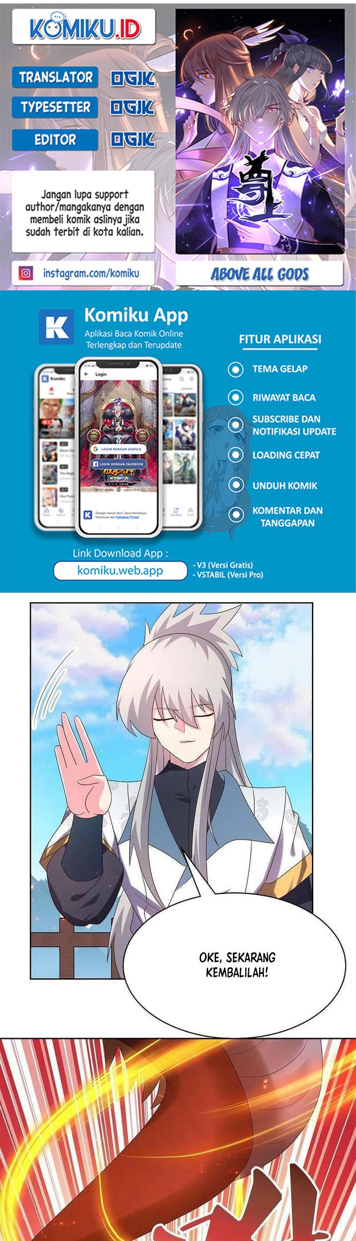 Baca Komik Above All Gods Chapter 414 Gambar 1