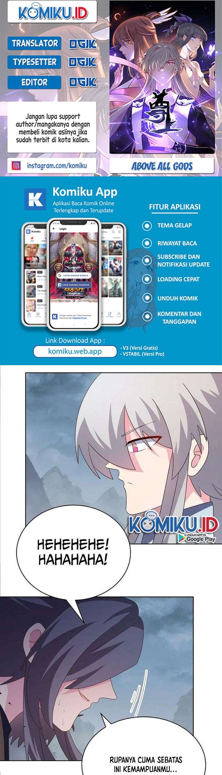 Komik Above All Gods Chapter 416 gambar nomor 1