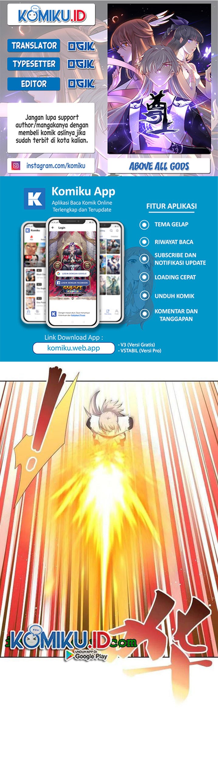 Komik Above All Gods Chapter 417.5 gambar nomor 1