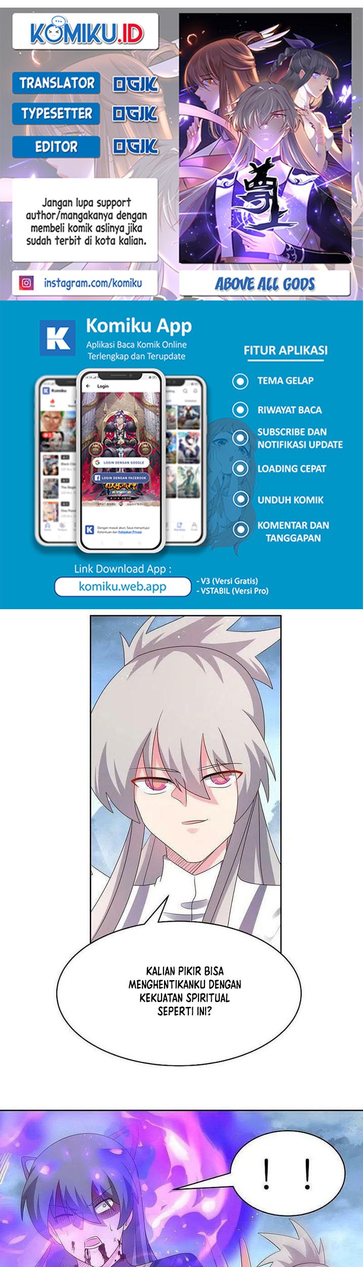 Komik Above All Gods Chapter 418 gambar nomor 1