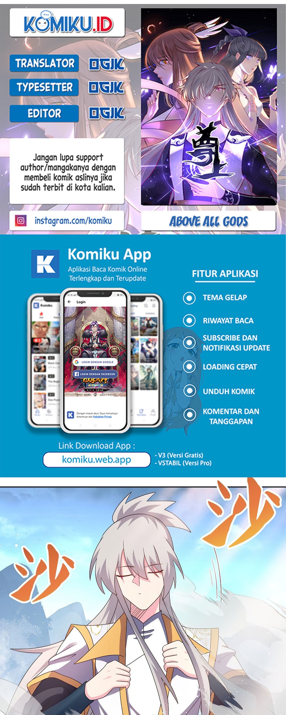 Baca Komik Above All Gods Chapter 420.5 Gambar 1