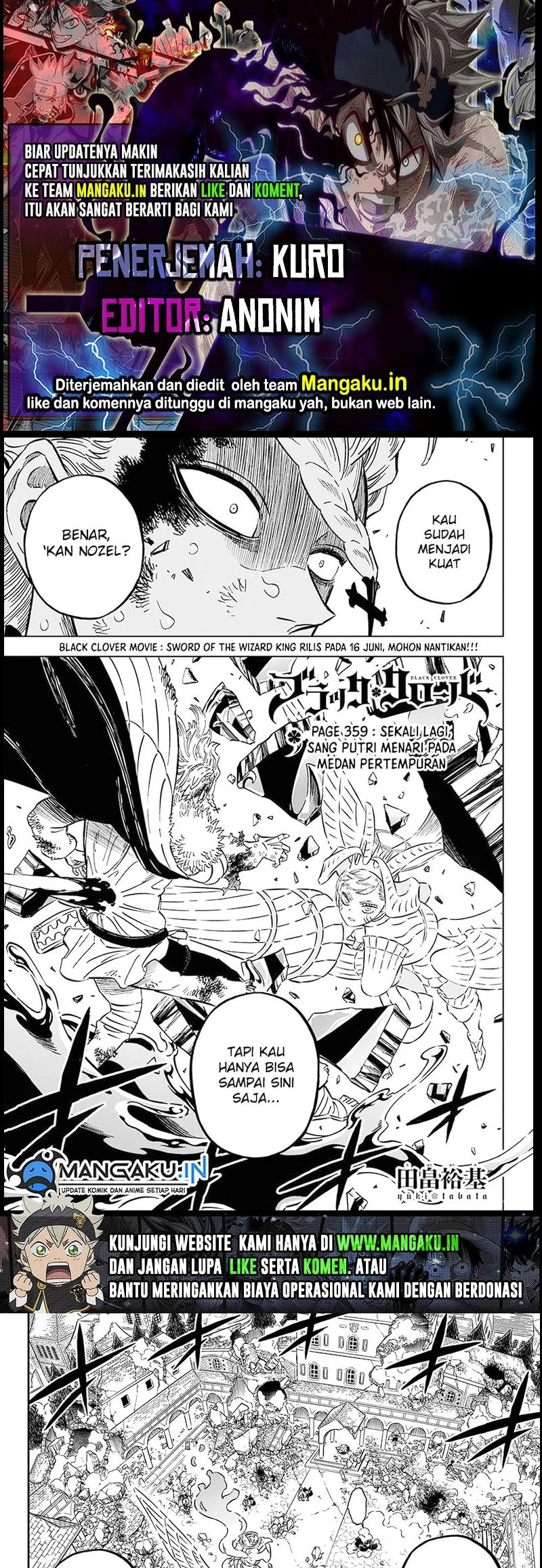 Baca Komik Black Clover Chapter 359 Gambar 1