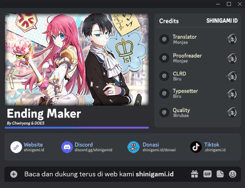 Komik Ending Maker Chapter 39 gambar nomor 1