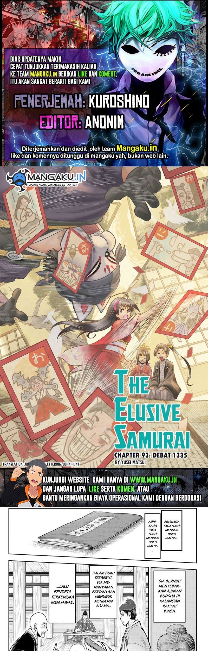 Baca Komik The Elusive Samurai Chapter 93 Gambar 1