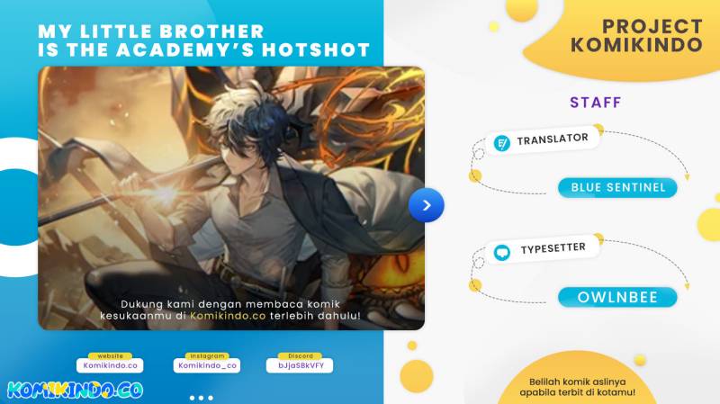 Komik The Little Brother Is the Academy’s Hotshot Chapter 29 gambar nomor 1