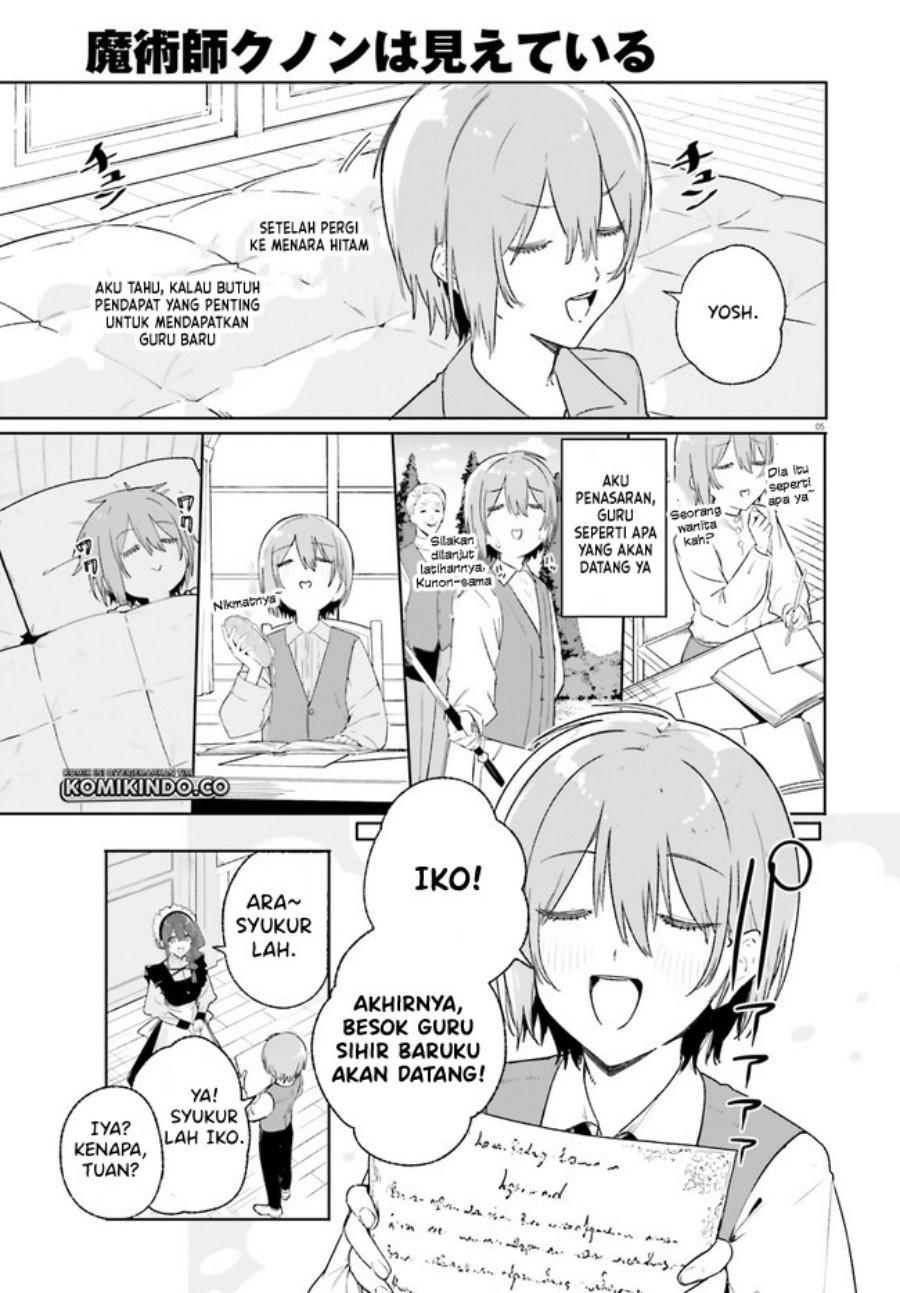 Majutsushi Kunon wa Miete Iru Chapter 10.1 Gambar 6