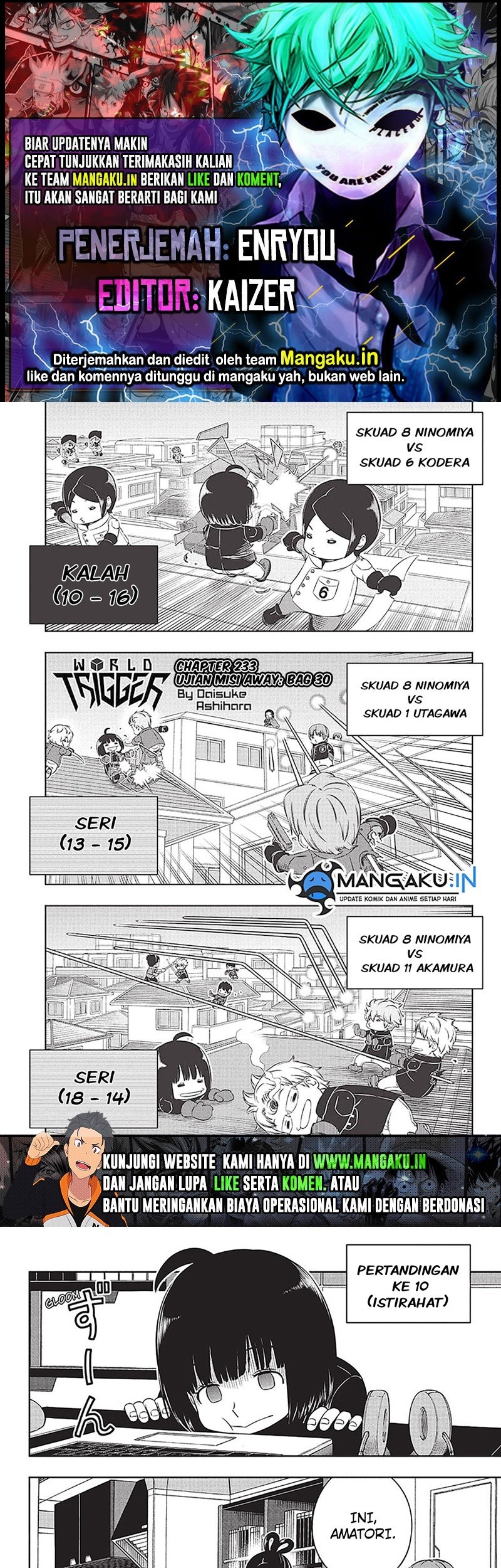 Baca Komik World Trigger Chapter 233 Gambar 1