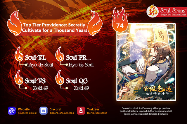 Baca Komik Top Tier Providence: Secretly Cultivate for a Thousand Years Chapter 74 Gambar 1