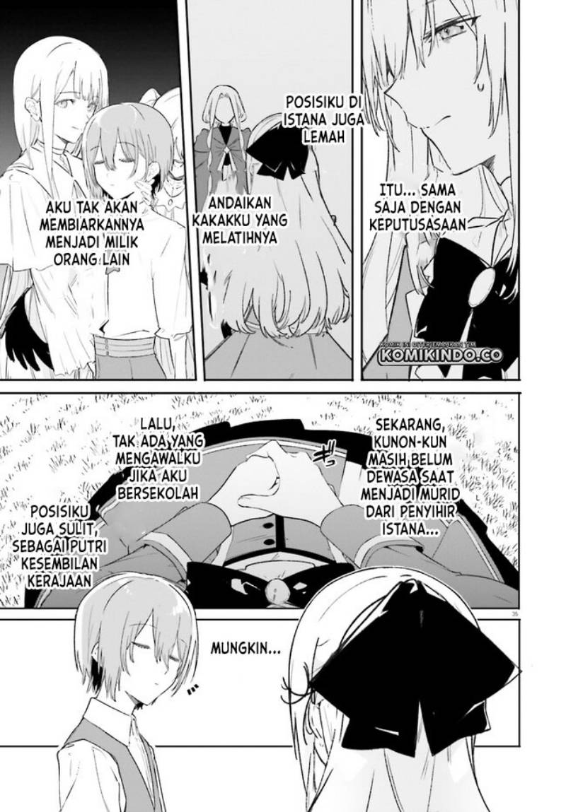 Majutsushi Kunon wa Miete Iru Chapter 10.2 Gambar 17