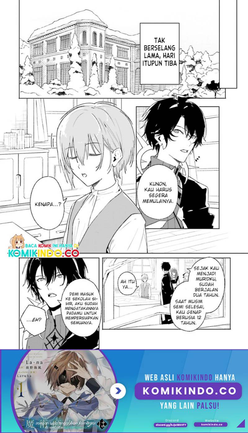 Majutsushi Kunon wa Miete Iru Chapter 11.1 Gambar 11