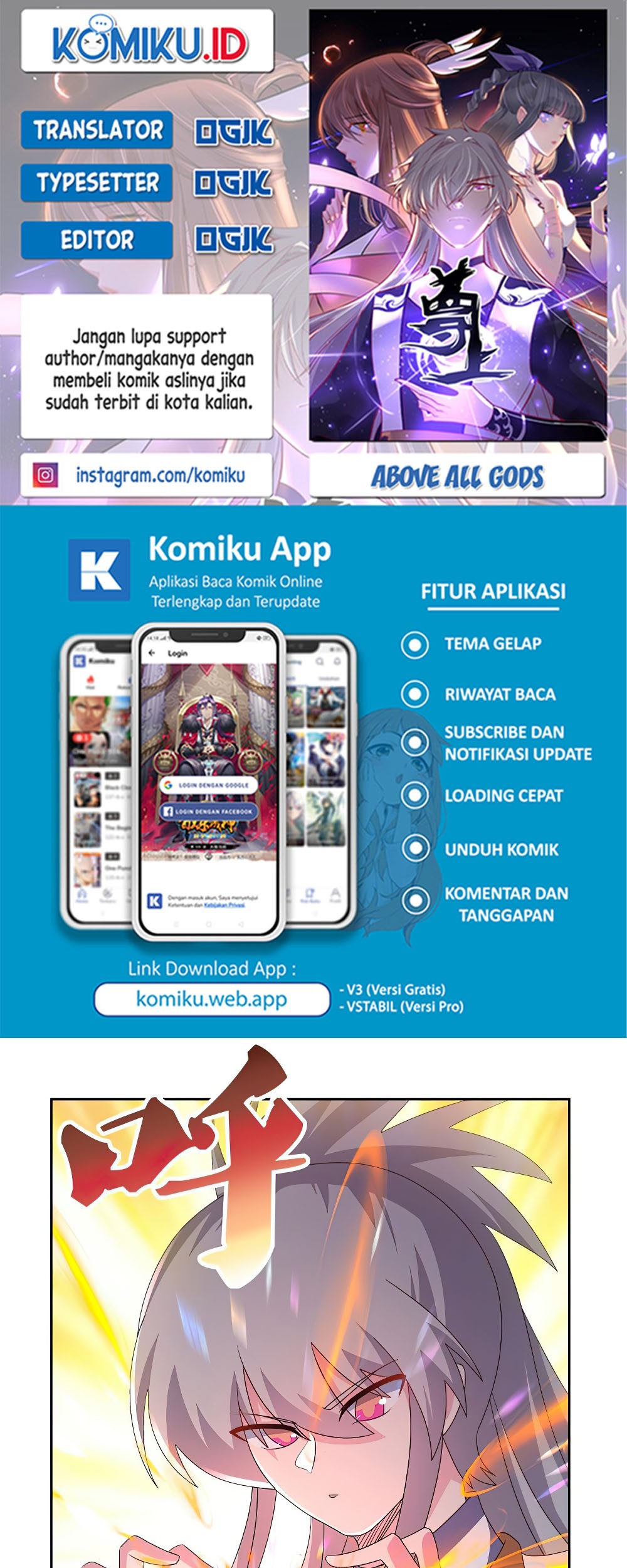 Baca Komik Above All Gods Chapter 422 Gambar 1
