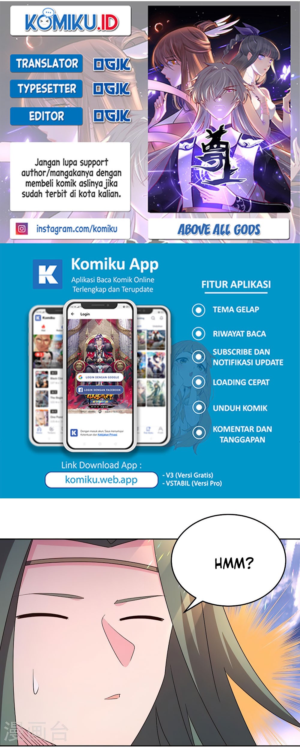 Komik Above All Gods Chapter 425.5 gambar nomor 1