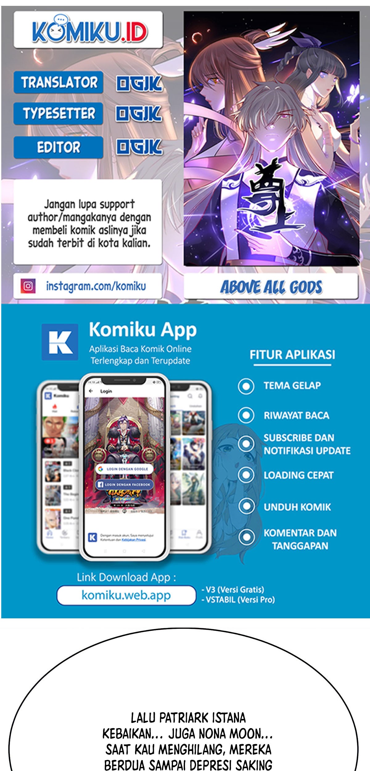 Baca Komik Above All Gods Chapter 430.5 Gambar 1