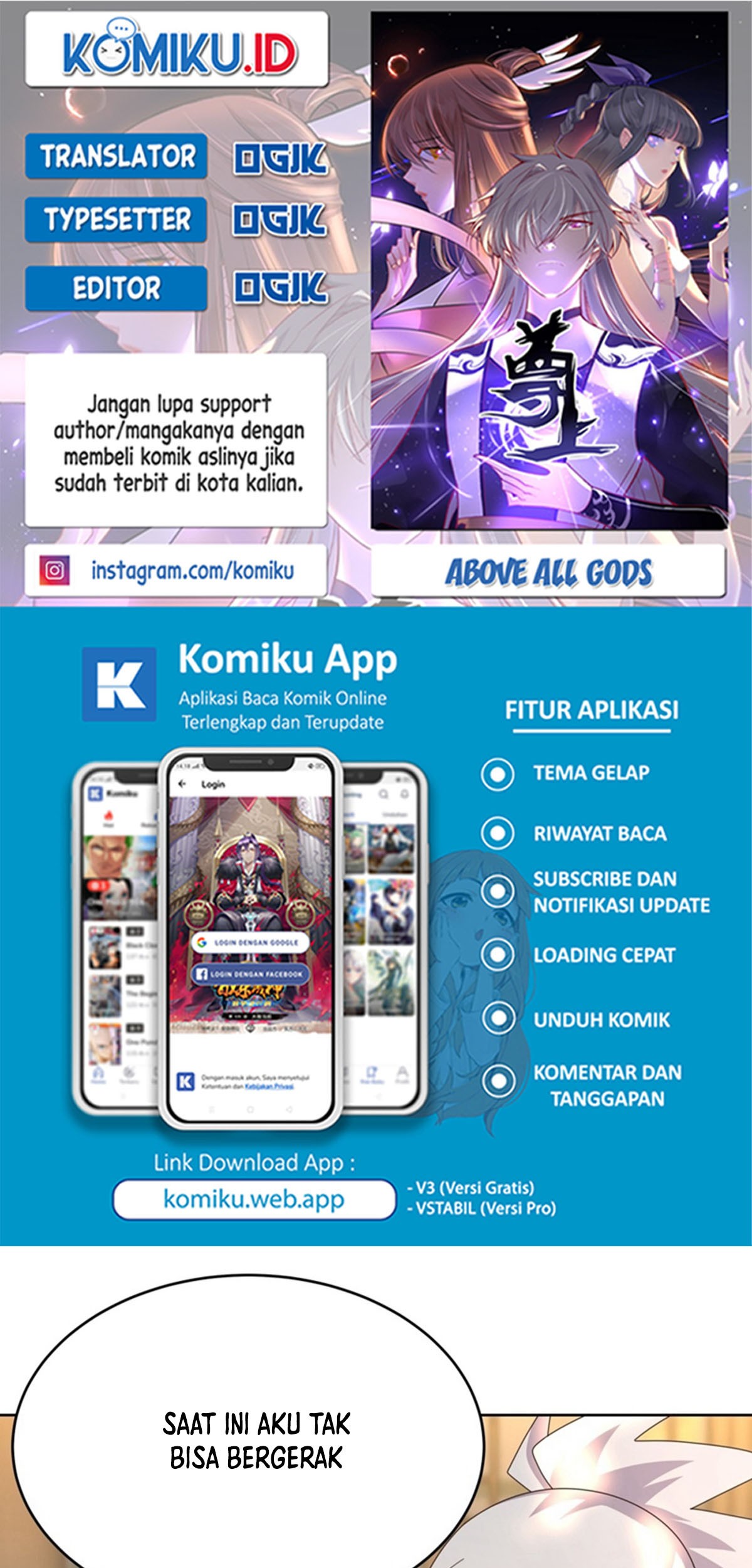 Komik Above All Gods Chapter 432.5 gambar nomor 1