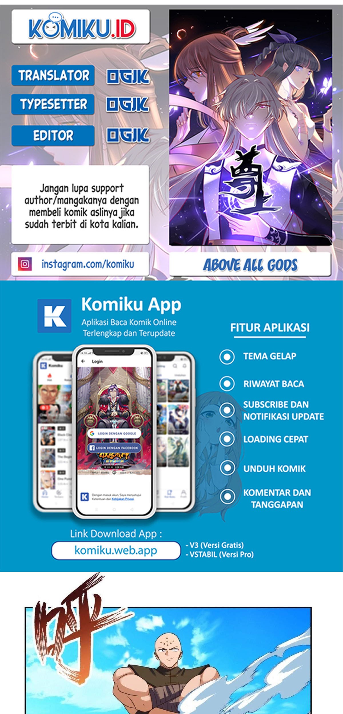 Komik Above All Gods Chapter 433 gambar nomor 1