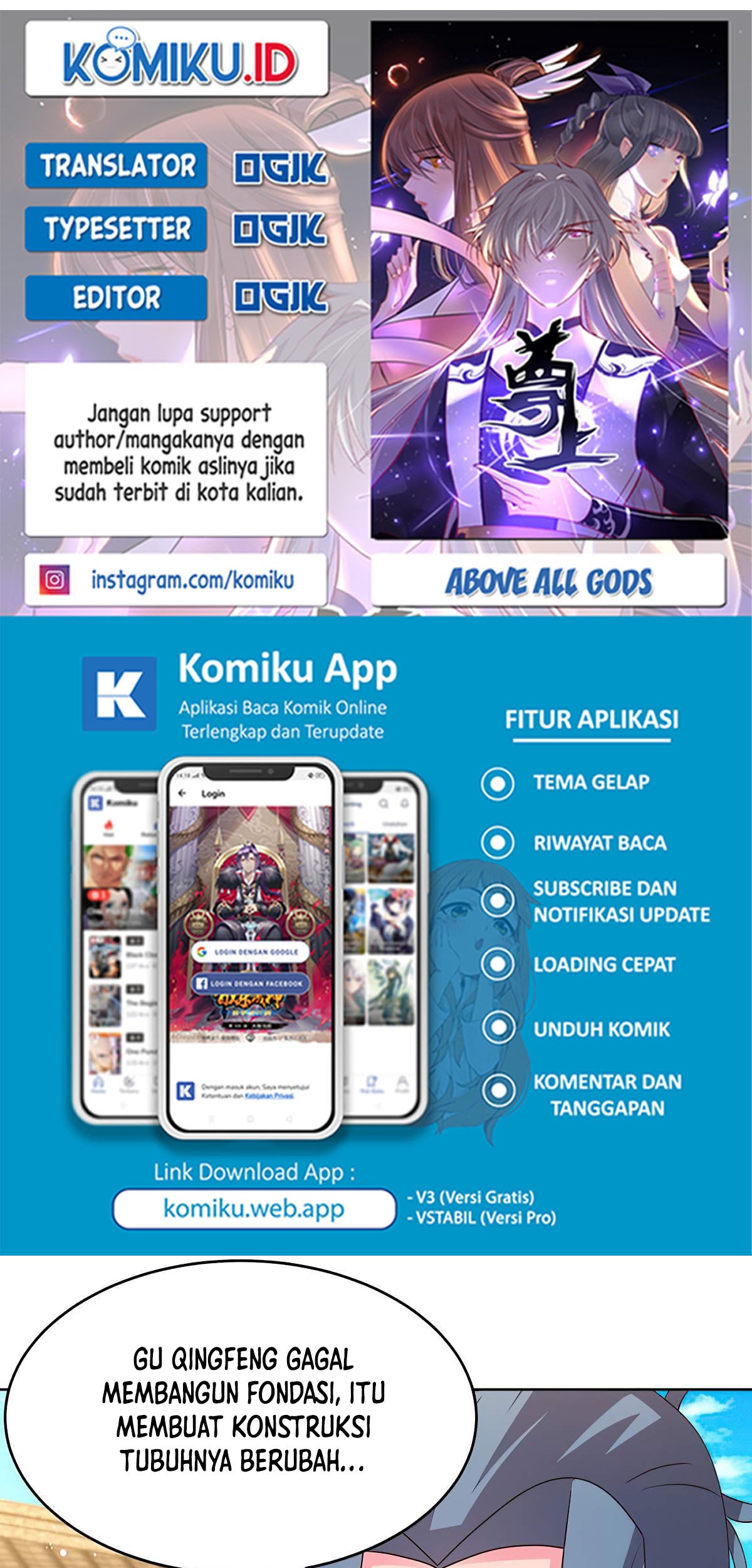 Komik Above All Gods Chapter 434 gambar nomor 1