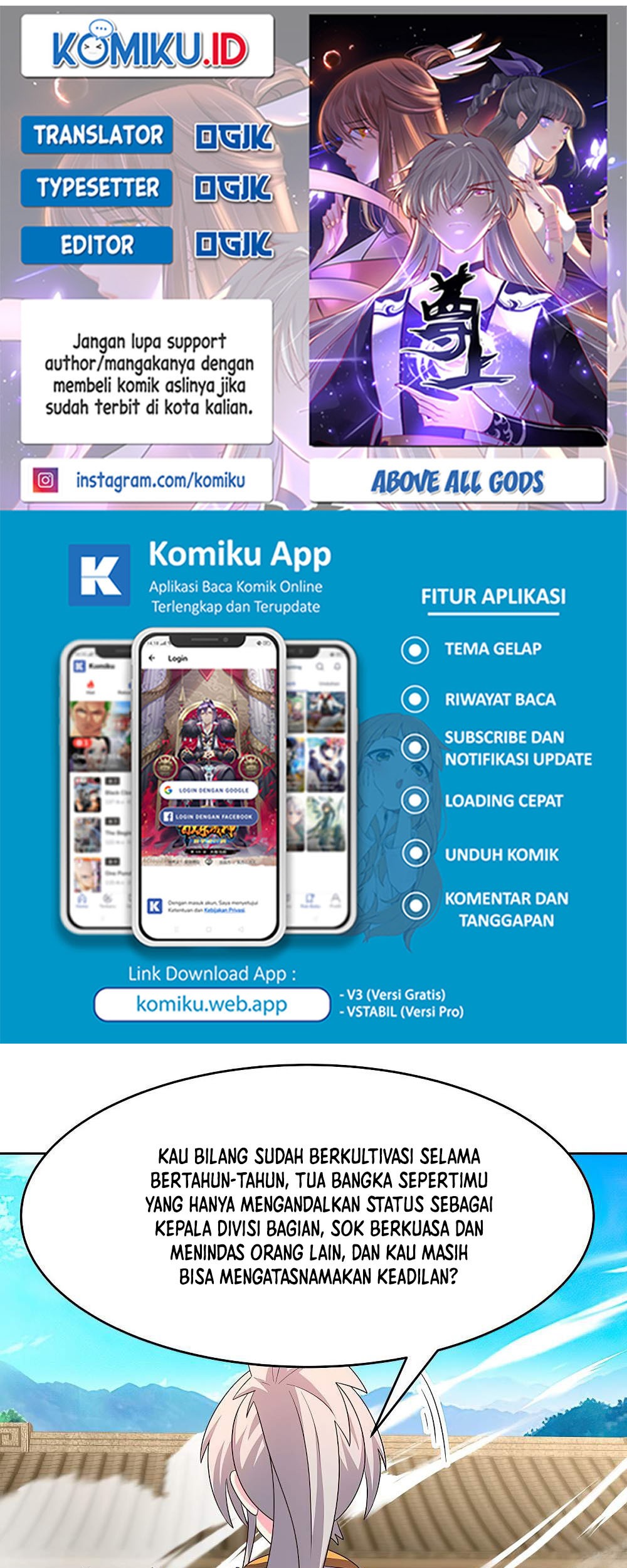 Baca Komik Above All Gods Chapter 437 Gambar 1