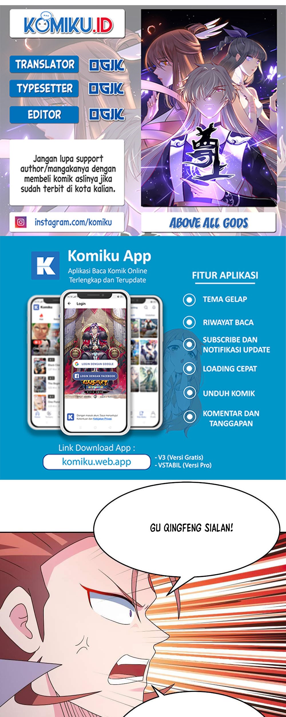 Komik Above All Gods Chapter 437.5 gambar nomor 1