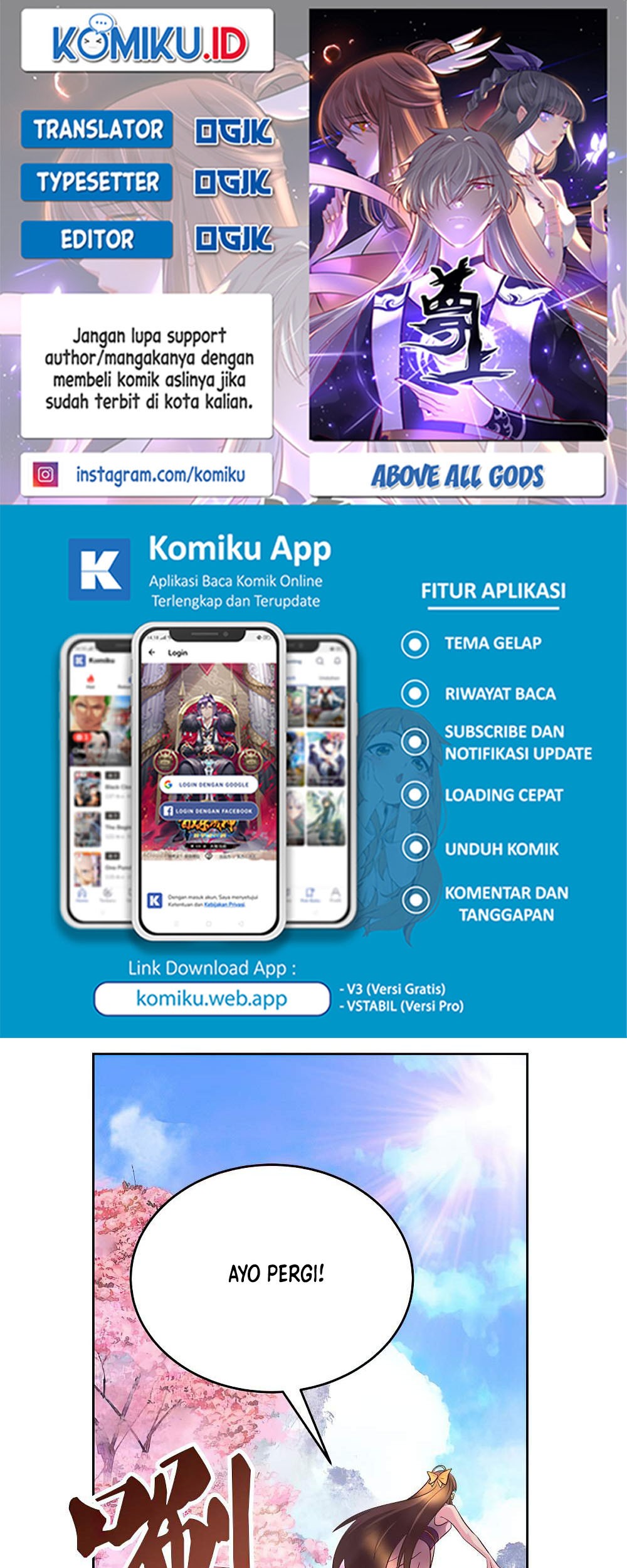 Baca Komik Above All Gods Chapter 440.5 Gambar 1