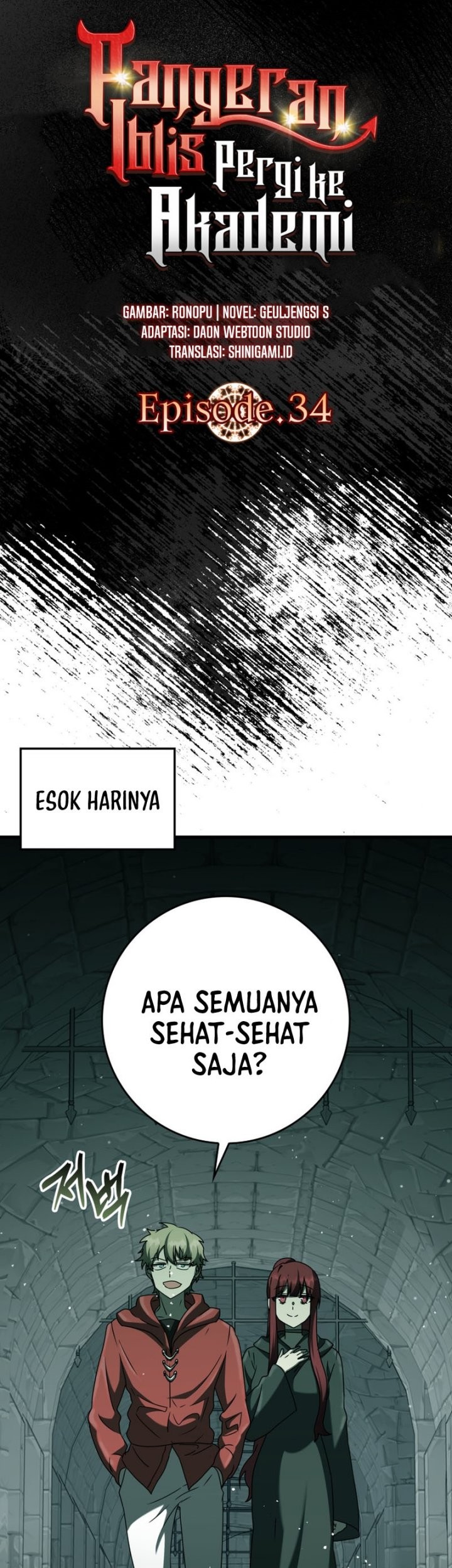 The Demon Prince Goes to the Academy Chapter 34 Gambar 21