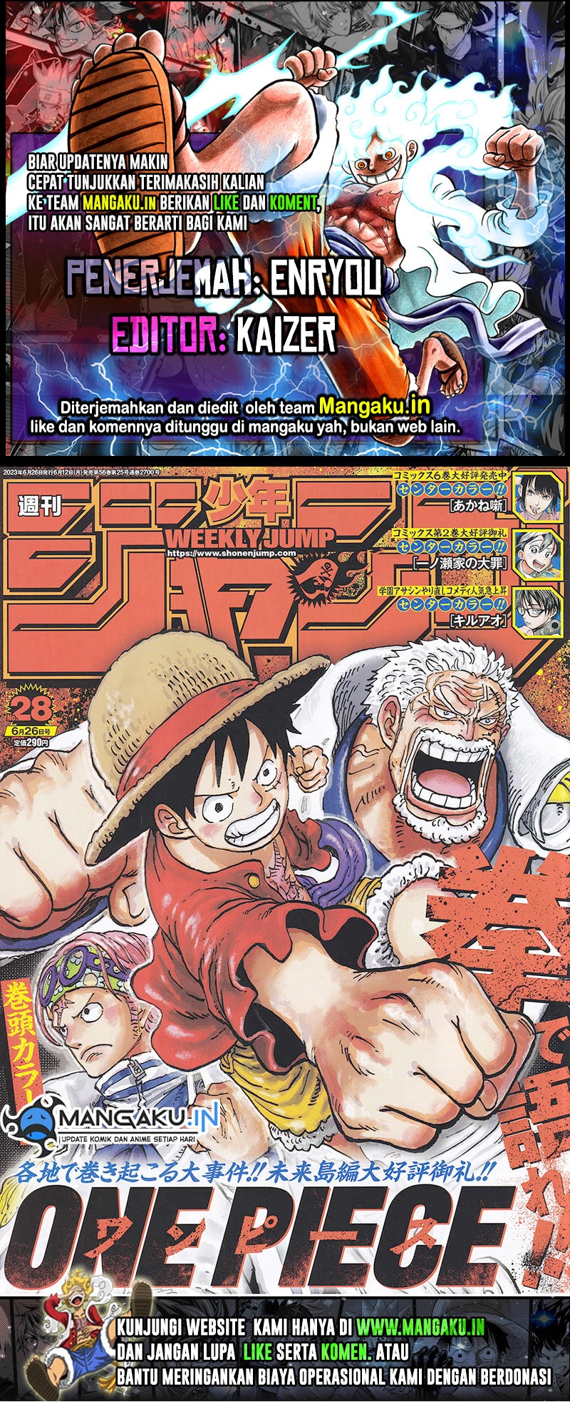 Baca Komik One Piece Chapter 1086 Gambar 1