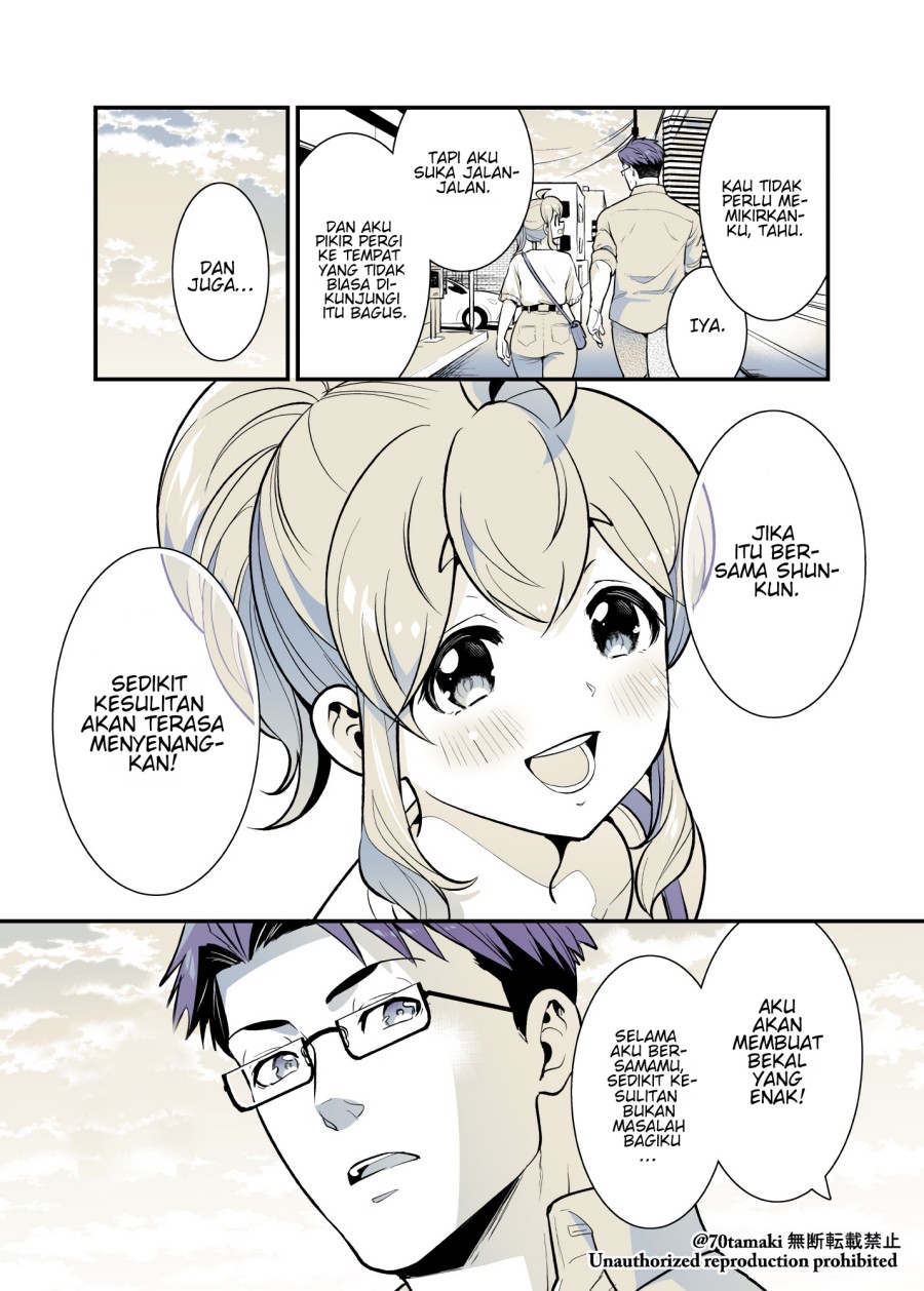 Osananajimi ga Hisabisa ni Saikai Shitara Otagai Kyonyuu ni Natteta Chapter 36 Gambar 4
