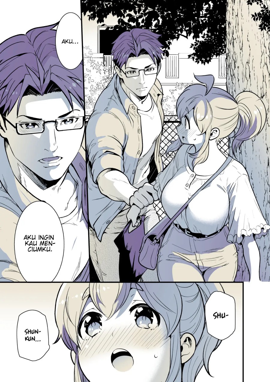 Baca Manga Osananajimi ga Hisabisa ni Saikai Shitara Otagai Kyonyuu ni Natteta Chapter 35 Gambar 2