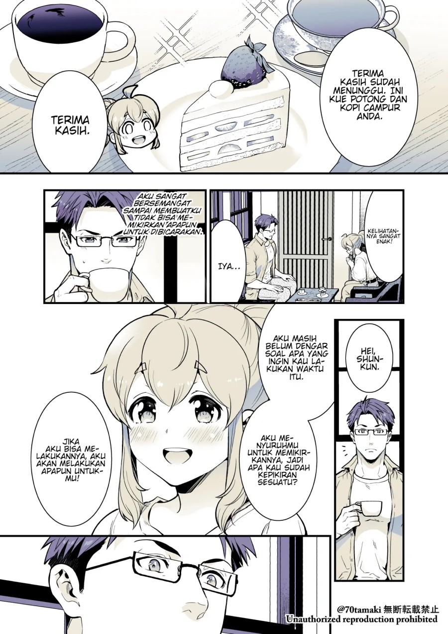 Baca Manga Osananajimi ga Hisabisa ni Saikai Shitara Otagai Kyonyuu ni Natteta Chapter 33 Gambar 2