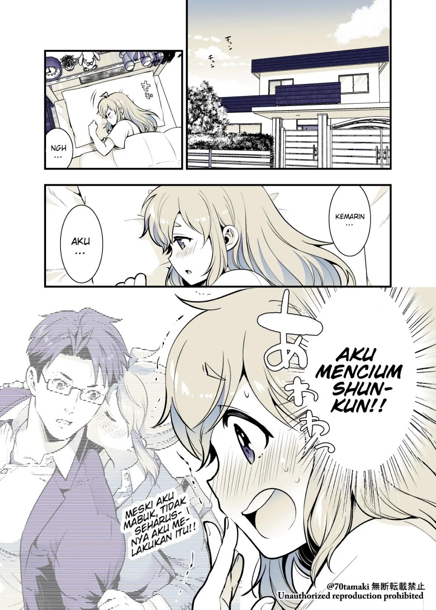 Baca Manga Osananajimi ga Hisabisa ni Saikai Shitara Otagai Kyonyuu ni Natteta Chapter 31 Gambar 2