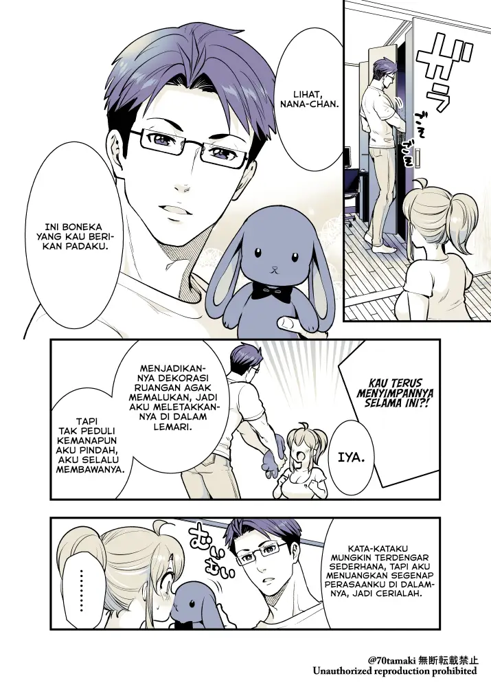 Osananajimi ga Hisabisa ni Saikai Shitara Otagai Kyonyuu ni Natteta Chapter 21 Gambar 3