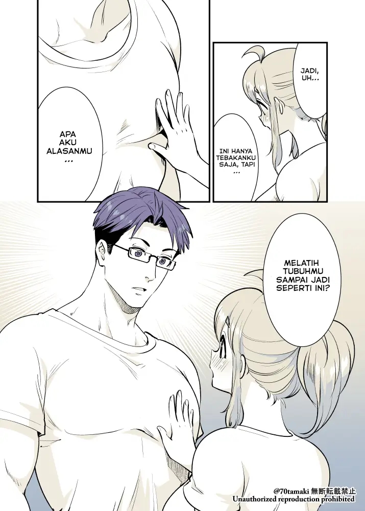 Osananajimi ga Hisabisa ni Saikai Shitara Otagai Kyonyuu ni Natteta Chapter 18 Gambar 8