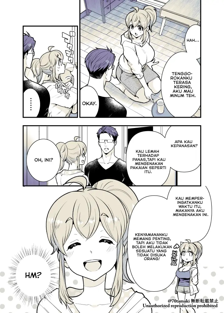 Baca Manga Osananajimi ga Hisabisa ni Saikai Shitara Otagai Kyonyuu ni Natteta Chapter 17 Gambar 2