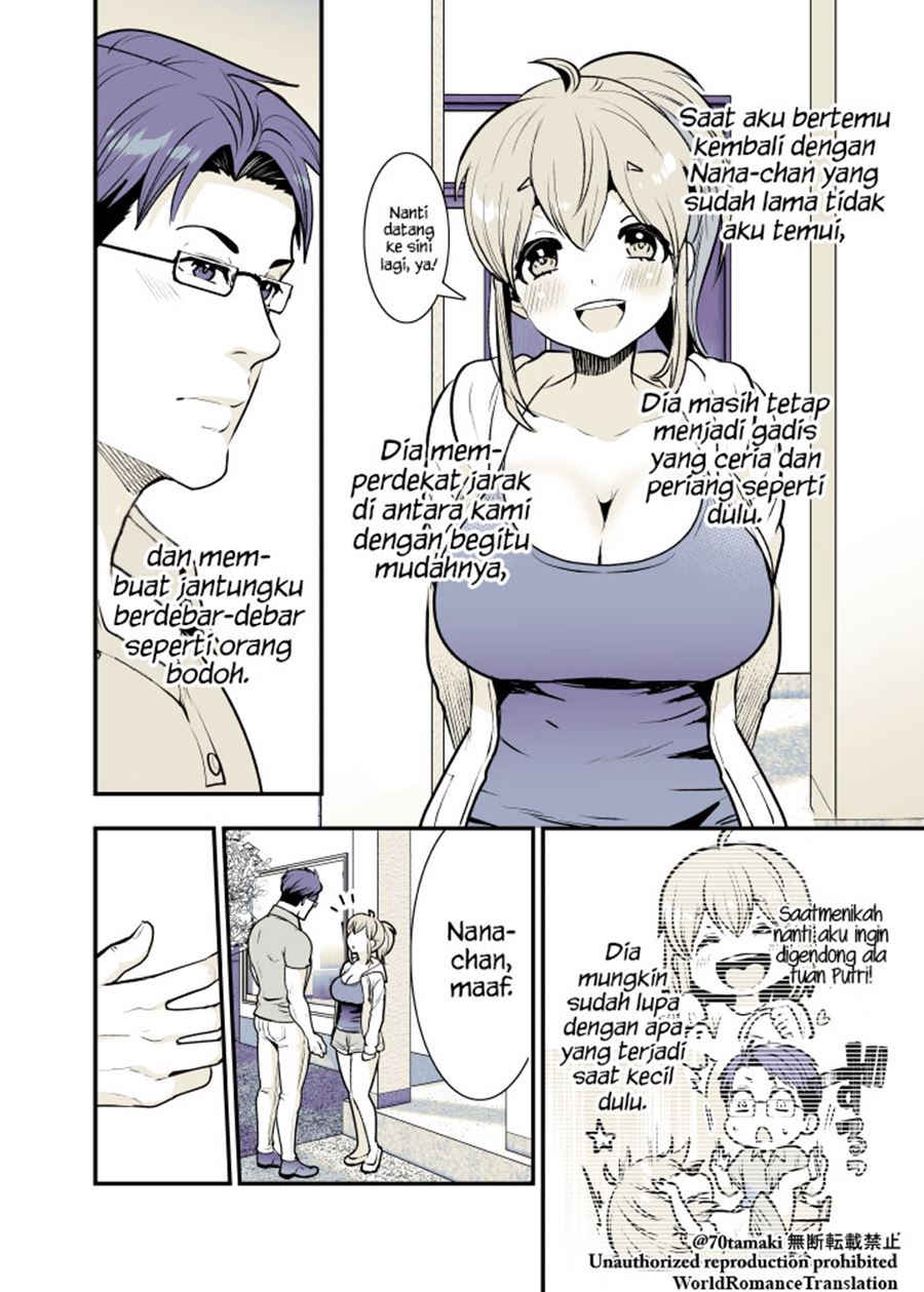 Baca Manga Osananajimi ga Hisabisa ni Saikai Shitara Otagai Kyonyuu ni Natteta Chapter 08 Gambar 2