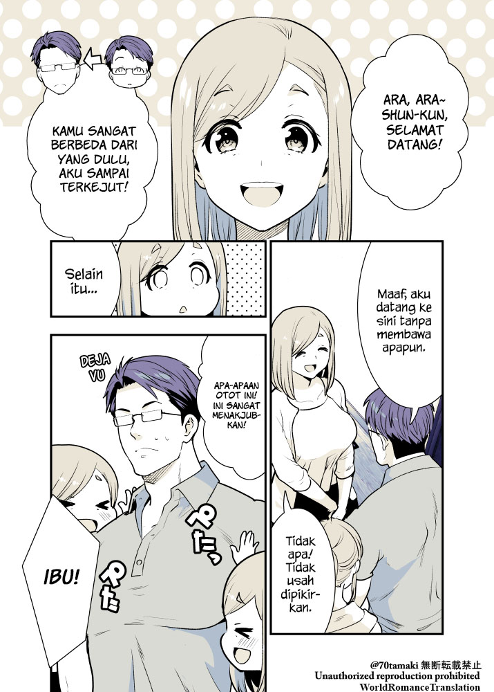 Baca Manga Osananajimi ga Hisabisa ni Saikai Shitara Otagai Kyonyuu ni Natteta Chapter 06 Gambar 2