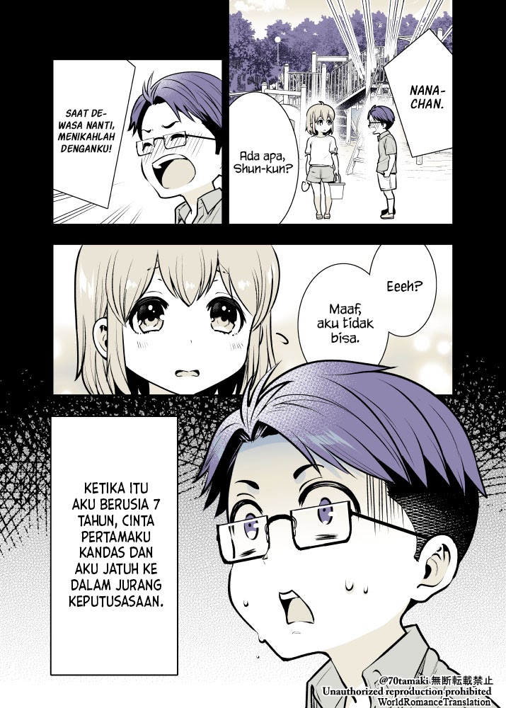 Baca Manga Osananajimi ga Hisabisa ni Saikai Shitara Otagai Kyonyuu ni Natteta Chapter 02 Gambar 2