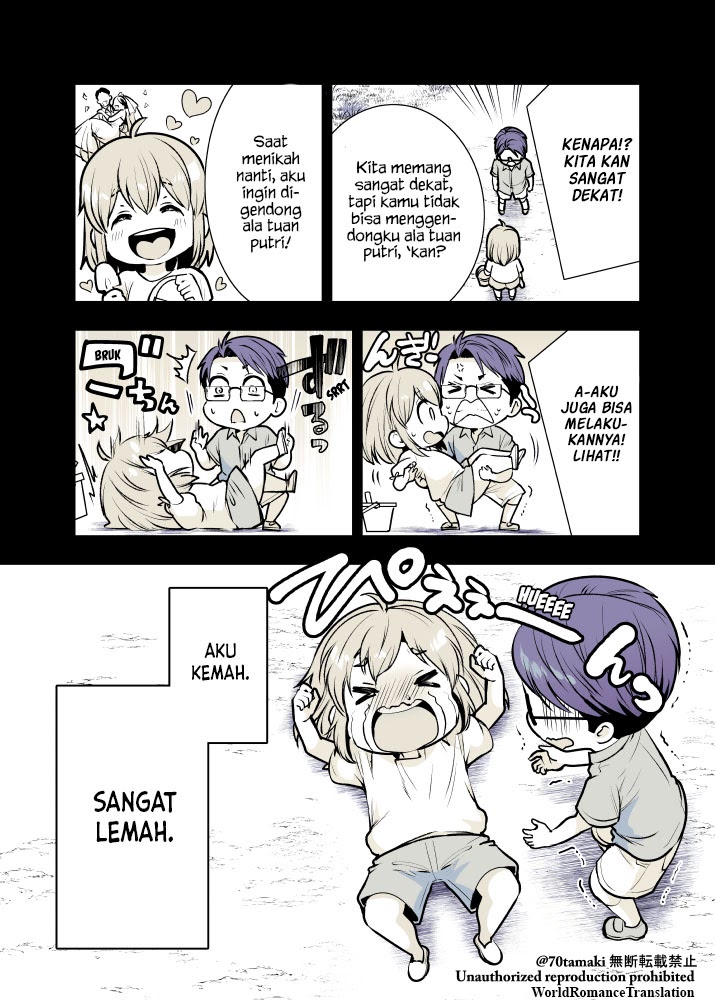Osananajimi ga Hisabisa ni Saikai Shitara Otagai Kyonyuu ni Natteta Chapter 02 Gambar 3