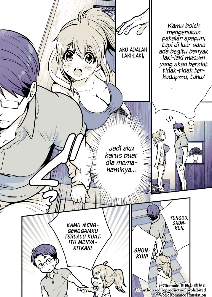 Osananajimi ga Hisabisa ni Saikai Shitara Otagai Kyonyuu ni Natteta Chapter 02 Gambar 5