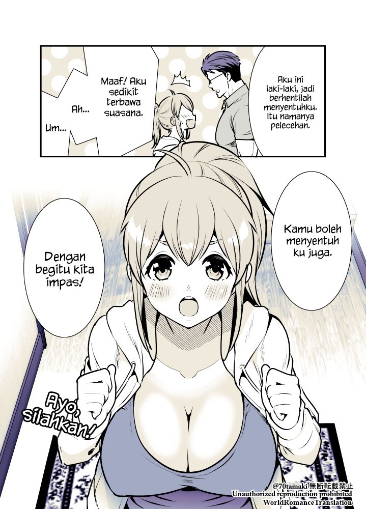 Osananajimi ga Hisabisa ni Saikai Shitara Otagai Kyonyuu ni Natteta Chapter 01 Gambar 5