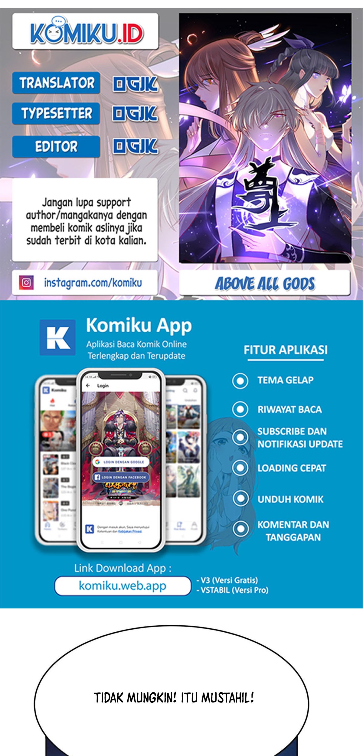Baca Komik Above All Gods Chapter 441.5 Gambar 1