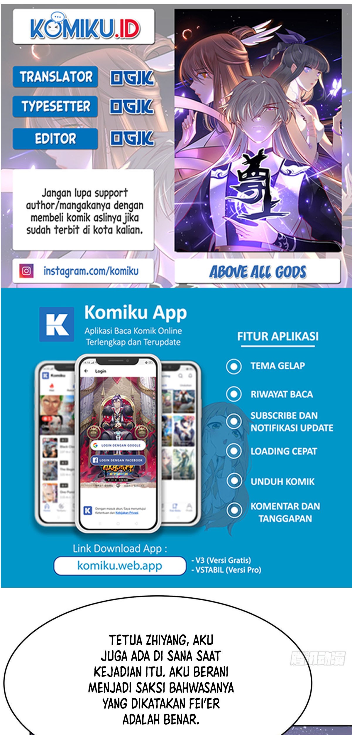 Baca Komik Above All Gods Chapter 442 Gambar 1