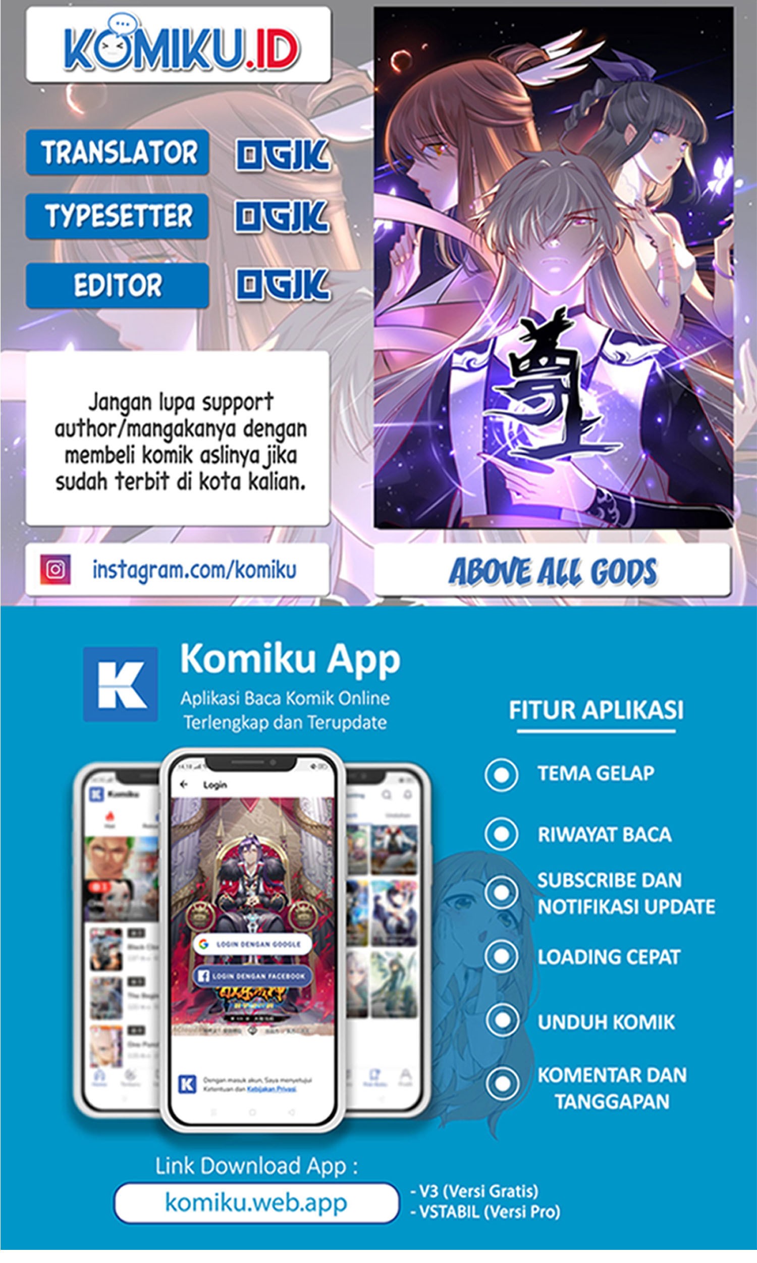 Komik Above All Gods Chapter 443 gambar nomor 1