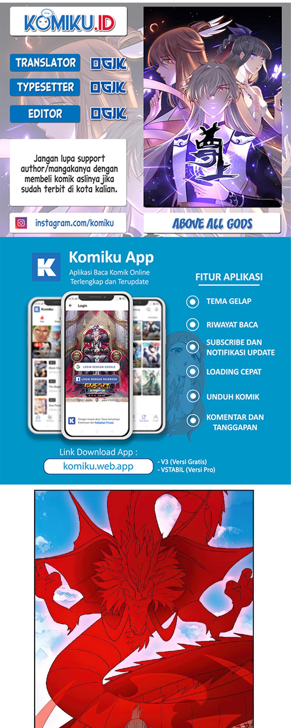 Baca Komik Above All Gods Chapter 444 Gambar 1