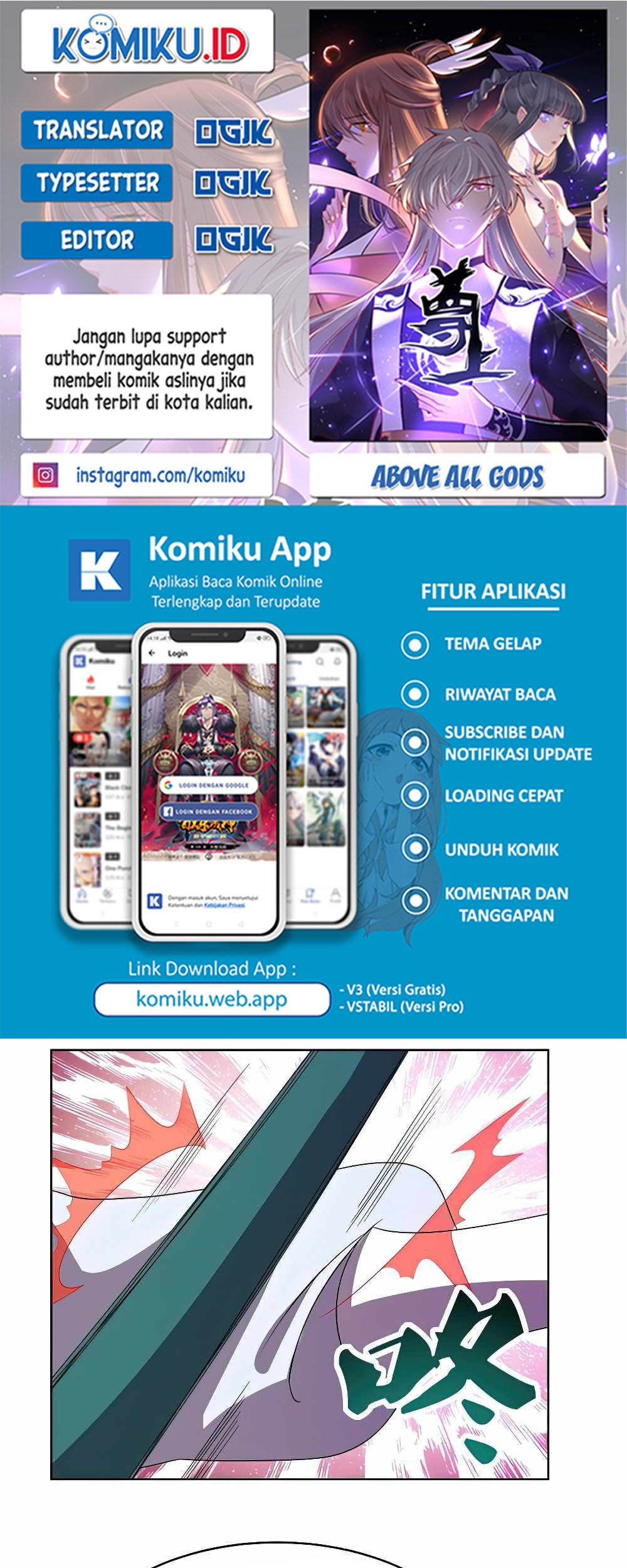 Komik Above All Gods Chapter 445.5 gambar nomor 1