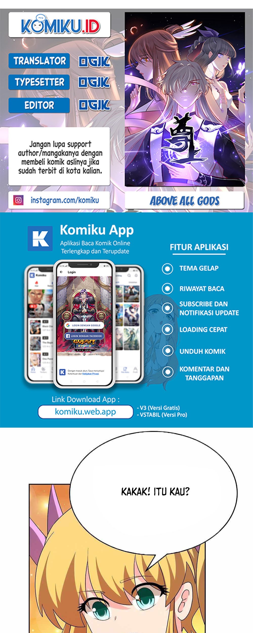 Komik Above All Gods Chapter 448.5 gambar nomor 1