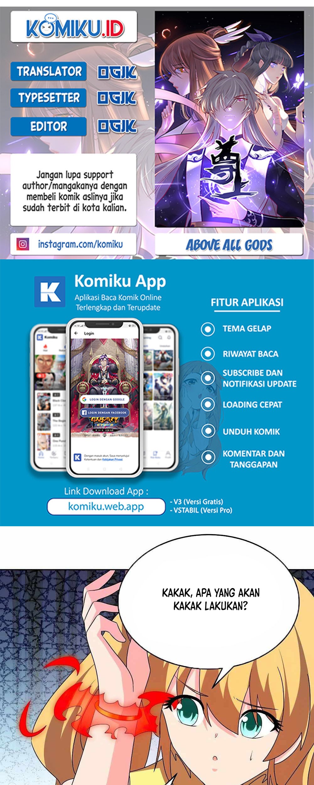 Komik Above All Gods Chapter 449.5 gambar nomor 1