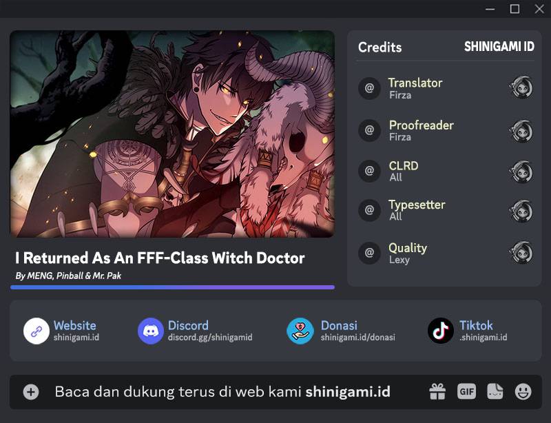 Baca Komik I Returned As An FFF-Class Witch Doctor Chapter 26 Gambar 1