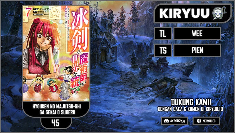 Baca Komik Hyouken no Majutsushi ga Sekai wo Suberu Sekai Saikyou no Majutsushi dearu Shounen wa, Majutsu Gakuin ni Nyuugaku Suru Chapter 45 Gambar 1