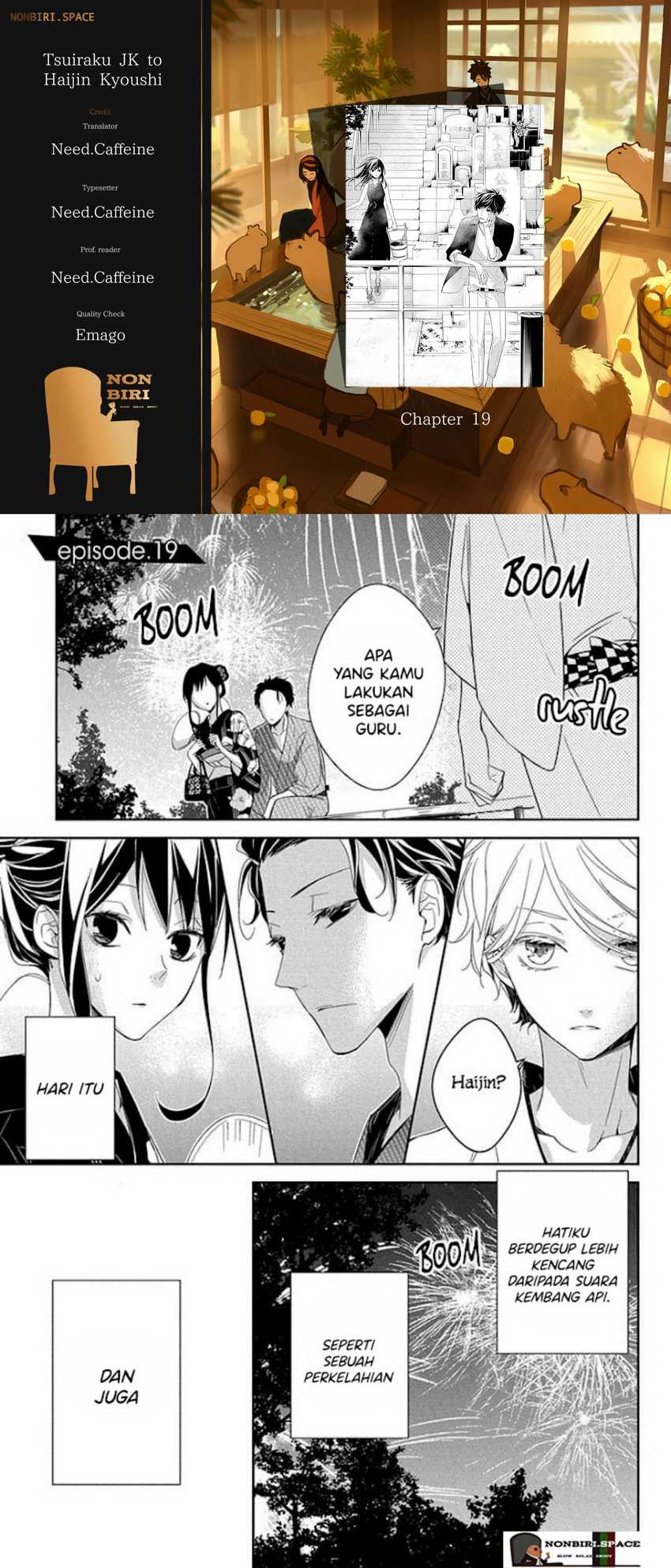 Baca Komik Tsuiraku JK to Haijin Kyoushi Chapter 19 Gambar 1